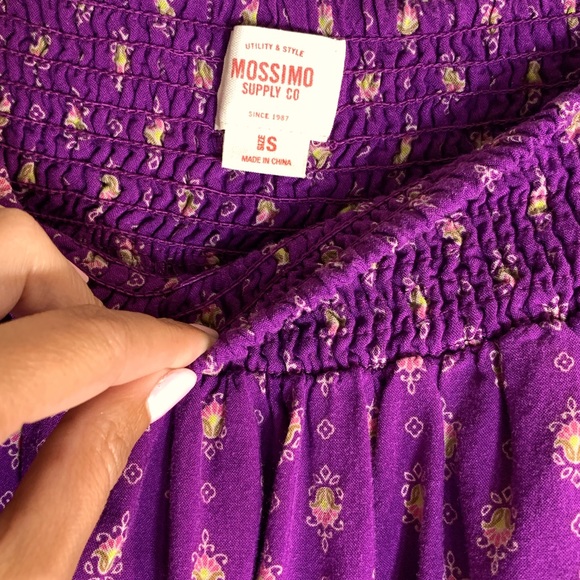 COPY🎉Host Pick🎉Mossimo Women’s boho floral mini skirt w/ pockets size small - Picture 3 of 3
